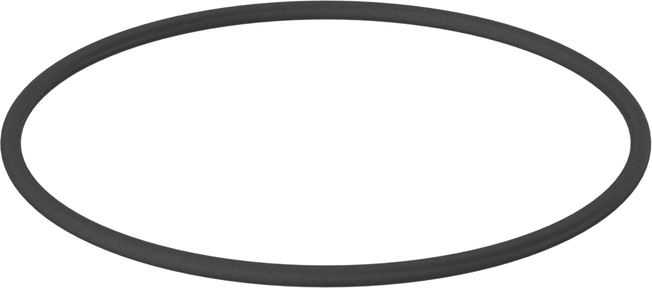 Yağa Dayanıklı Buna-N O-Ring, 3.55 mm Genişlik, 106 mm İç Çap, 113.1 mm Dış Çap