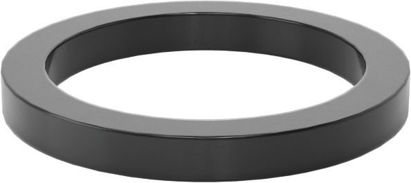 Kare Profilli Yağa Dayanıklı Buna-N O-Ring, 1/16 Kesirli Genişlik, Dash Numarası 014