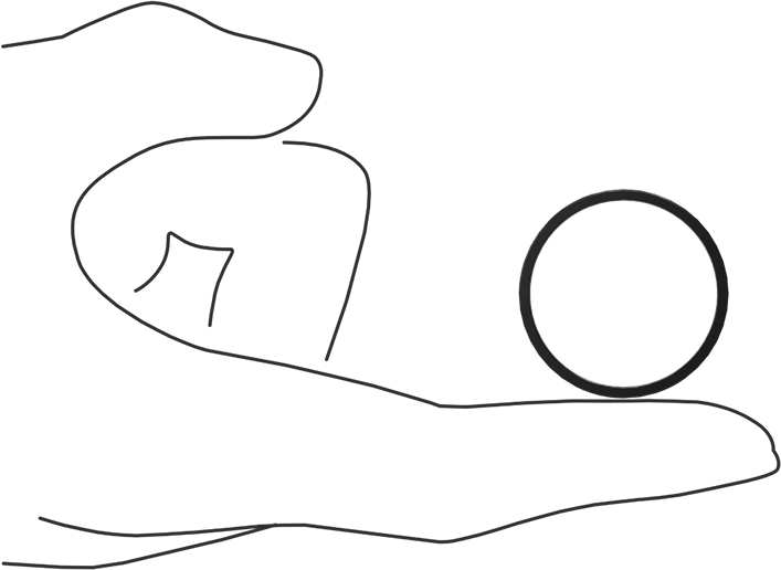 Kare Profilli Yağa Dayanıklı Buna-N O-Ring, 1/16 Kesirli Genişlik, Dash Numarası 024