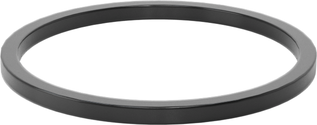 Kare Profilli Yağa Dayanıklı Buna-N O-Ring, 1/16 Kesirli Genişlik, Dash Numarası 024