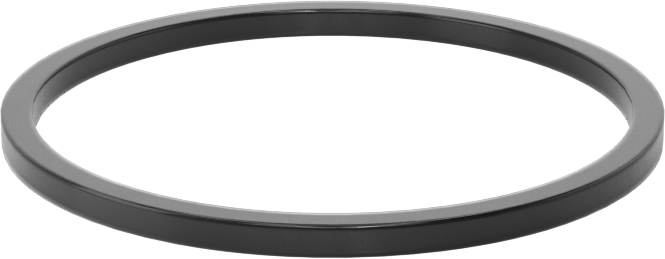 Kare Profilli Yağa Dayanıklı Buna-N O-Ring, 1/16 Kesirli Genişlik, Dash Numarası 027