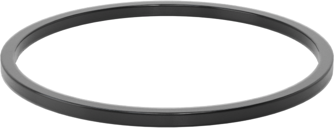 Kare Profilli Yağa Dayanıklı Buna-N O-Ring, 1/16 Kesirli Genişlik, Dash Numarası 029