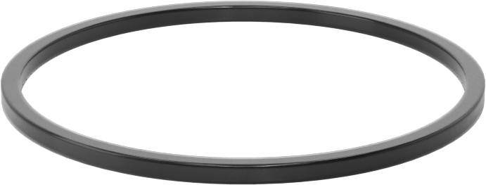 Kare Profilli Yağa Dayanıklı Buna-N O-Ring, 1/16 Kesirli Genişlik, Dash Numarası 030