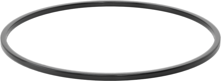 Kare Profilli Yağa Dayanıklı Buna-N O-Ring, 1/16 Kesirli Genişlik, Dash Numarası 037