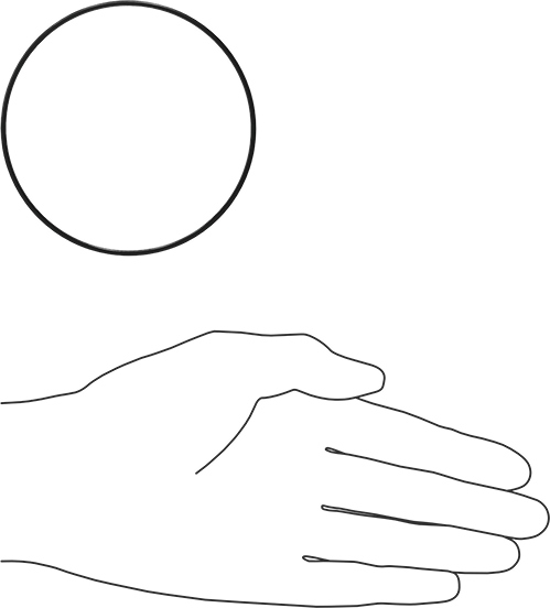 Kare Profilli Yağa Dayanıklı Buna-N O-Ring, 1/16 Kesirli Genişlik, Dash Numarası 042