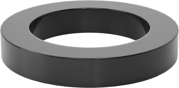 Kare Profilli Yağa Dayanıklı Buna-N O-Ring, 3/32 Kesirli Genişlik, Dash Numarası 111