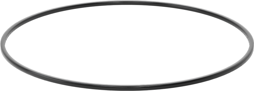 Kare Profilli Yağa Dayanıklı Buna-N O-Ring, 1/16 Kesirli Genişlik, Dash Numarası 045