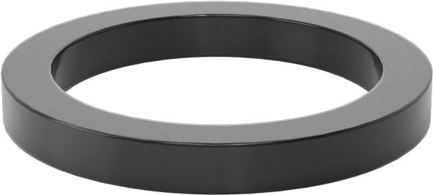 Kare Profilli Yağa Dayanıklı Buna-N O-Ring, 3/32 Kesirli Genişlik, Dash Numarası 115