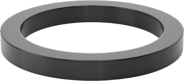 Kare Profilli Yağa Dayanıklı Buna-N O-Ring, 3/32 Kesirli Genişlik, Dash Numarası 116