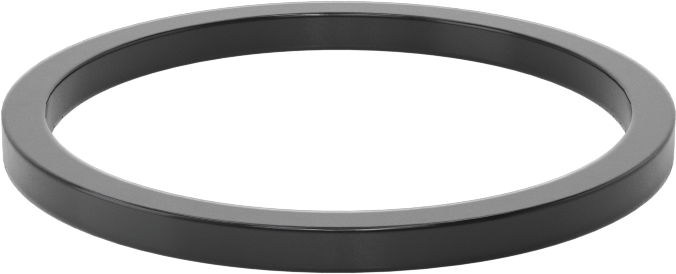 Kare Profilli Yağa Dayanıklı Buna-N O-Ring, 3/32 Kesirli Genişlik, Dash Numarası 126