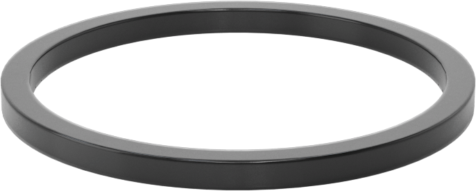 Kare Profilli Yağa Dayanıklı Buna-N O-Ring, 3/32 Kesirli Genişlik, Dash Numarası 128