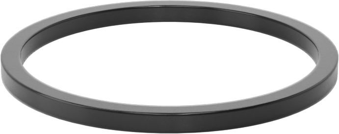 Kare Profilli Yağa Dayanıklı Buna-N O-Ring, 3/32 Kesirli Genişlik, Dash Numarası 129