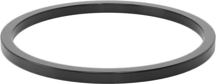 Kare Profilli Yağa Dayanıklı Buna-N O-Ring, 3/32 Kesirli Genişlik, Dash Numarası 132