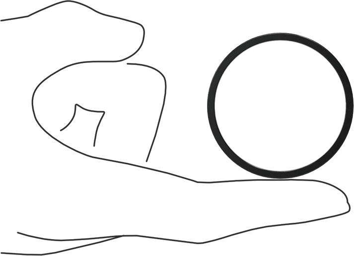 Kare Profilli Yağa Dayanıklı Buna-N O-Ring, 3/32 Kesirli Genişlik, Dash Numarası 132