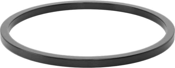 Kare Profilli Yağa Dayanıklı Buna-N O-Ring, 3/32 Kesirli Genişlik, Dash Numarası 136