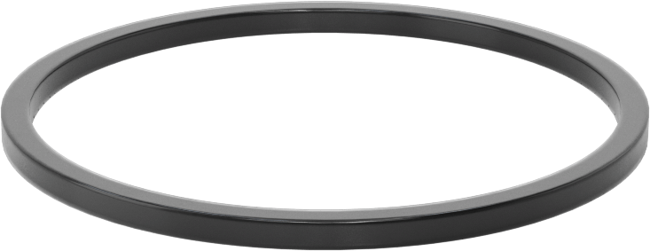 Kare Profilli Yağa Dayanıklı Buna-N O-Ring, 3/32 Kesirli Genişlik, Dash Numarası 138