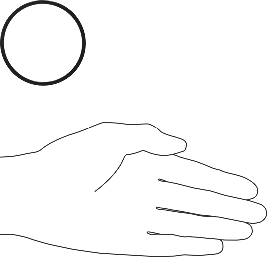 Kare Profilli Yağa Dayanıklı Buna-N O-Ring, 3/32 Kesirli Genişlik, Dash Numarası 138