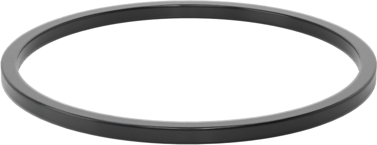 Kare Profilli Yağa Dayanıklı Buna-N O-Ring, 3/32 Kesirli Genişlik, Dash Numarası 139