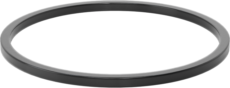 Kare Profilli Yağa Dayanıklı Buna-N O-Ring, 3/32 Kesirli Genişlik, Dash Numarası 140