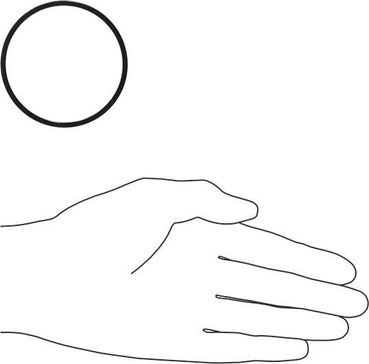 Kare Profilli Yağa Dayanıklı Buna-N O-Ring, 3/32 Kesirli Genişlik, Dash Numarası 141