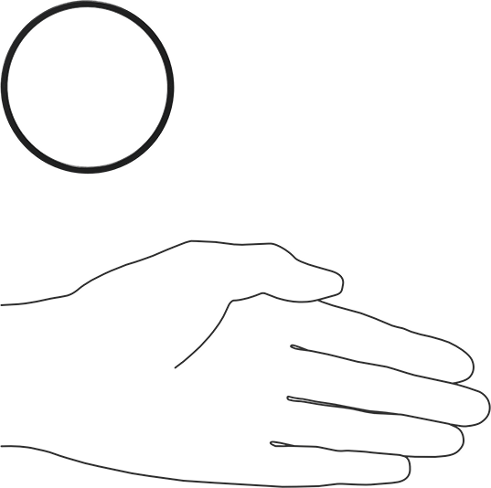 Kare Profilli Yağa Dayanıklı Buna-N O-Ring, 3/32 Kesirli Genişlik, Dash Numarası 142