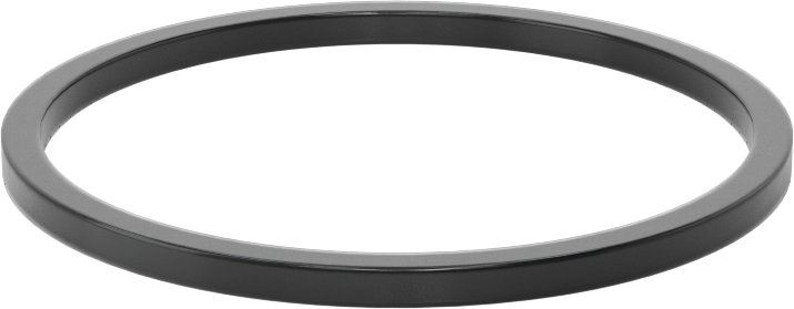 Kare Profilli Yağa Dayanıklı Buna-N O-Ring, 3/32 Kesirli Genişlik, Dash Numarası 134