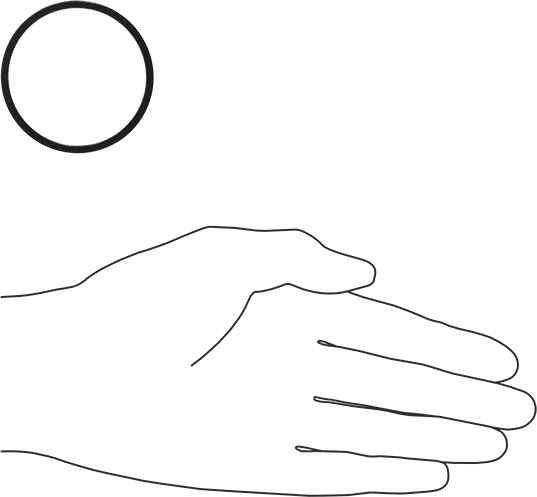 Kare Profilli Yağa Dayanıklı Buna-N O-Ring, 3/32 Kesirli Genişlik, Dash Numarası 134