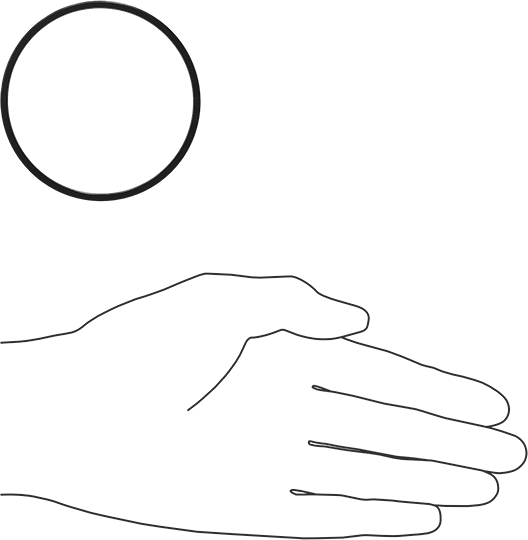 Kare Profilli Yağa Dayanıklı Buna-N O-Ring, 3/32 Kesirli Genişlik, Dash Numarası 145