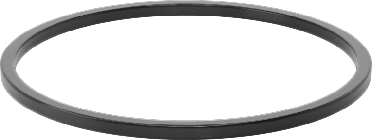 Kare Profilli Yağa Dayanıklı Buna-N O-Ring, 3/32 Kesirli Genişlik, Dash Numarası 145