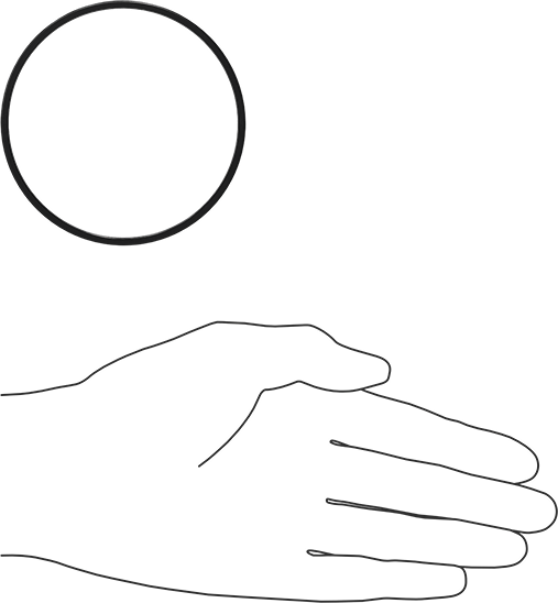 Kare Profilli Yağa Dayanıklı Buna-N O-Ring, 3/32 Kesirli Genişlik, Dash Numarası 151