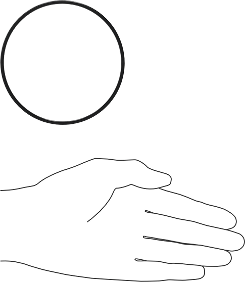 Kare Profilli Yağa Dayanıklı Buna-N O-Ring, 3/32 Kesirli Genişlik, Dash Numarası 153