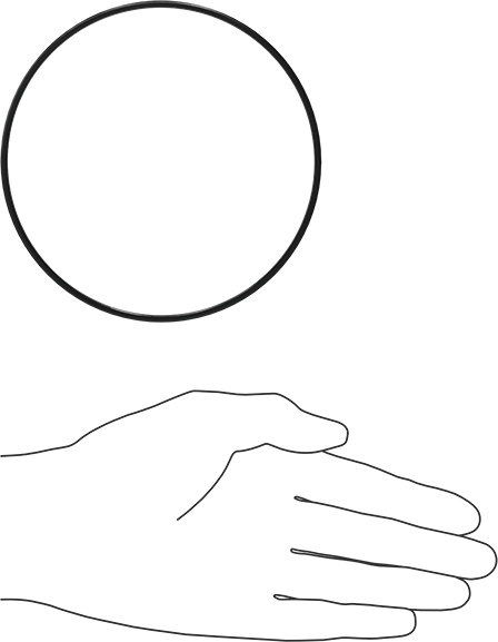 Kare Profilli Yağa Dayanıklı Buna-N O-Ring, 3/32 Kesirli Genişlik, Dash Numarası 157