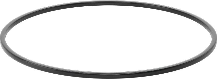 Kare Profilli Yağa Dayanıklı Buna-N O-Ring, 3/32 Kesirli Genişlik, Dash Numarası 157