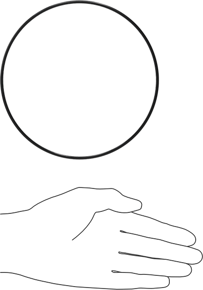 Kare Profilli Yağa Dayanıklı Buna-N O-Ring, 3/32 Kesirli Genişlik, Dash Numarası 161