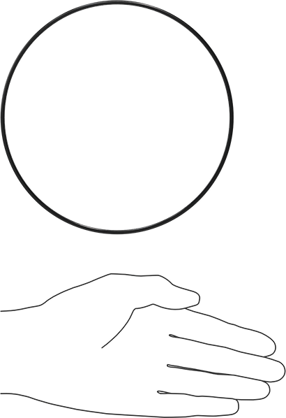 Kare Profilli Yağa Dayanıklı Buna-N O-Ring, 3/32 Kesirli Genişlik, Dash Numarası 162