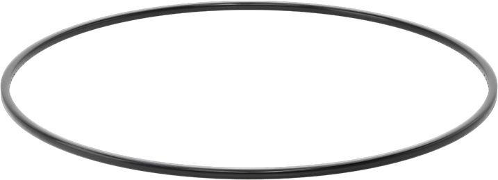 Kare Profilli Yağa Dayanıklı Buna-N O-Ring, 3/32 Kesirli Genişlik, Dash Numarası 163