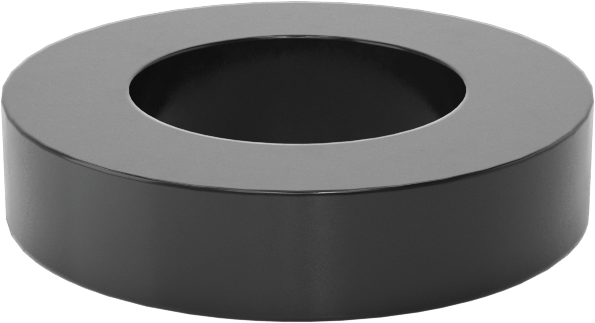 Kare Profilli Yağa Dayanıklı Buna-N O-Ring, 1/8 Kesirli Genişlik, Dash Numarası 204