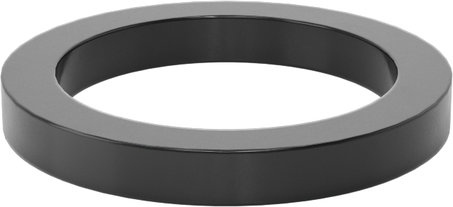 Kare Profilli Yağa Dayanıklı Buna-N O-Ring, 1/8 Kesirli Genişlik, Dash Numarası 212