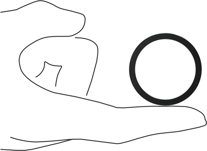 Kare Profilli Yağa Dayanıklı Buna-N O-Ring, 1/8 Kesirli Genişlik, Dash Numarası 220