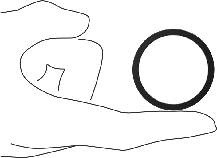 Kare Profilli Yağa Dayanıklı Buna-N O-Ring, 1/8 Kesirli Genişlik, Dash Numarası 222