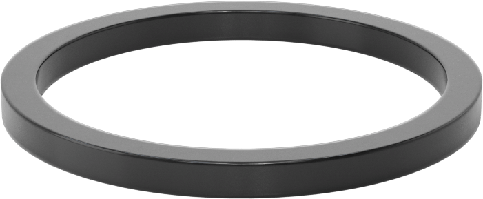 Kare Profilli Yağa Dayanıklı Buna-N O-Ring, 1/8 Kesirli Genişlik, Dash Numarası 223