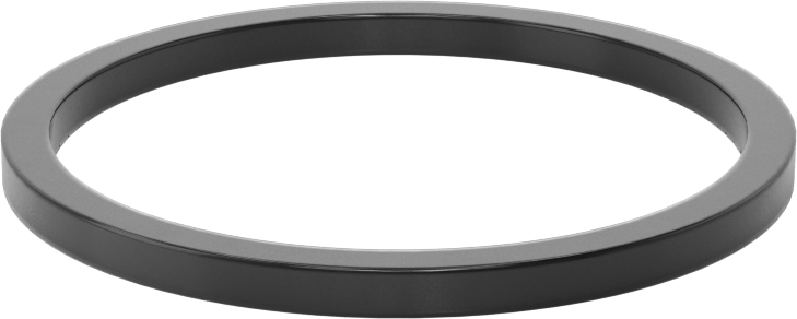 Kare Profilli Yağa Dayanıklı Buna-N O-Ring, 1/8 Kesirli Genişlik, Dash Numarası 226