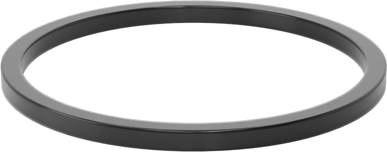 Kare Profilli Yağa Dayanıklı Buna-N O-Ring, 1/8 Kesirli Genişlik, Dash Numarası 229