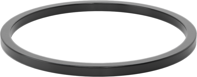 Kare Profilli Yağa Dayanıklı Buna-N O-Ring, 1/8 Kesirli Genişlik, Dash Numarası 230