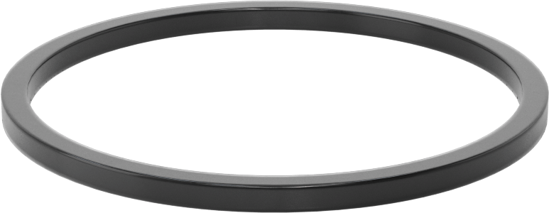 Kare Profilli Yağa Dayanıklı Buna-N O-Ring, 1/8 Kesirli Genişlik, Dash Numarası 231