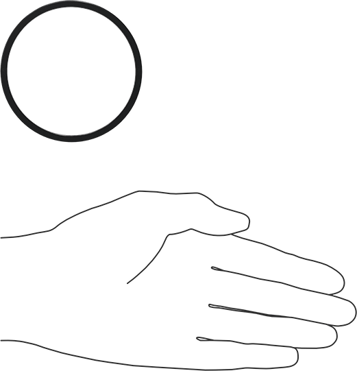 Kare Profilli Yağa Dayanıklı Buna-N O-Ring, 1/8 Kesirli Genişlik, Dash Numarası 231