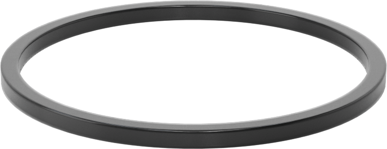 Kare Profilli Yağa Dayanıklı Buna-N O-Ring, 1/8 Kesirli Genişlik, Dash Numarası 232