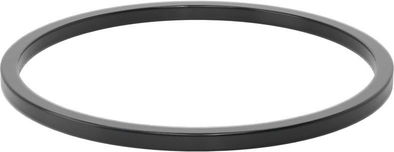 Kare Profilli Yağa Dayanıklı Buna-N O-Ring, 1/8 Kesirli Genişlik, Dash Numarası 233