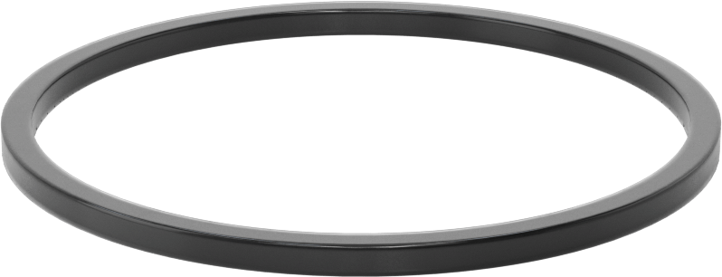 Kare Profilli Yağa Dayanıklı Buna-N O-Ring, 1/8 Kesirli Genişlik, Dash Numarası 234