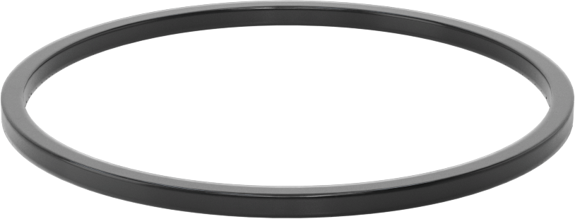 Kare Profilli Yağa Dayanıklı Buna-N O-Ring, 1/8 Kesirli Genişlik, Dash Numarası 236